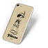 Disney Pinocchio Sketches Portrait iPhone 8 Skin