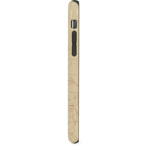 Disney Pinocchio Sketches Portrait iPhone X Pro Case