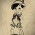 Disney Pinocchio Sketches Portrait iPhone X Skin