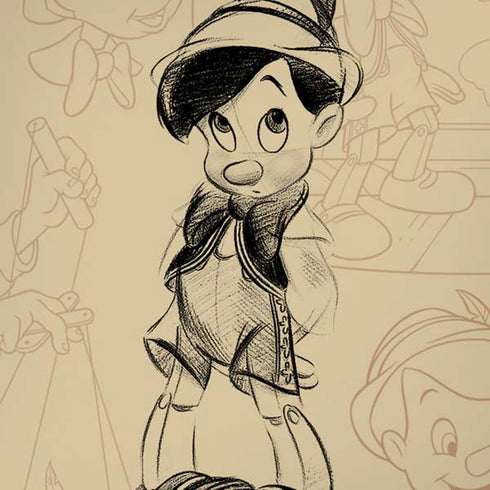 Disney Pinocchio Sketches Portrait iPhone XR Pro Case