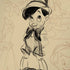 Disney Pinocchio Sketches Portrait iPhone XR Skin