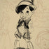 Disney Pinocchio Sketches Portrait iPhone XS Max Skin