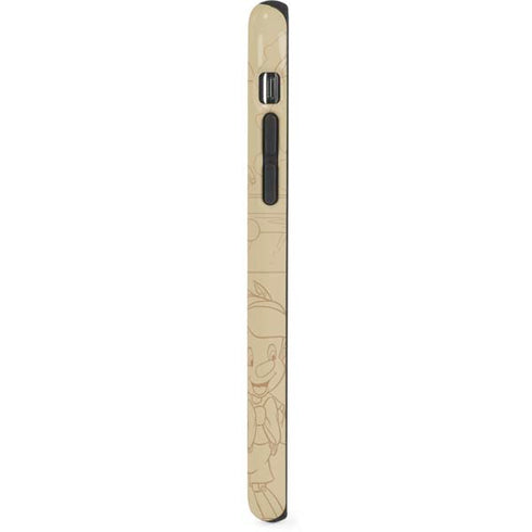 Disney Pinocchio Sketches Portrait iPhone XS Pro Case