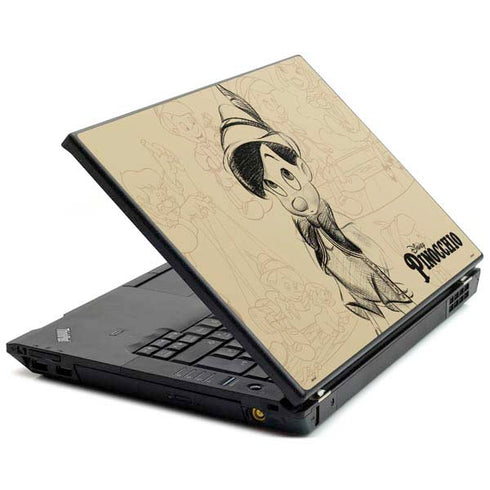 Disney Pinocchio Sketches Portrait Lenovo T420 Skin
