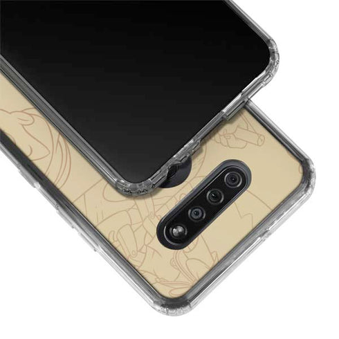 Disney Pinocchio Sketches Portrait LG K51/Q51 Clear Case