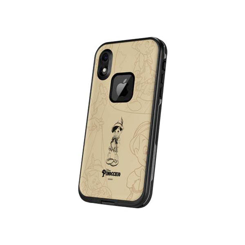 Disney Pinocchio Sketches Portrait LifeProof Fre iPhone Skin