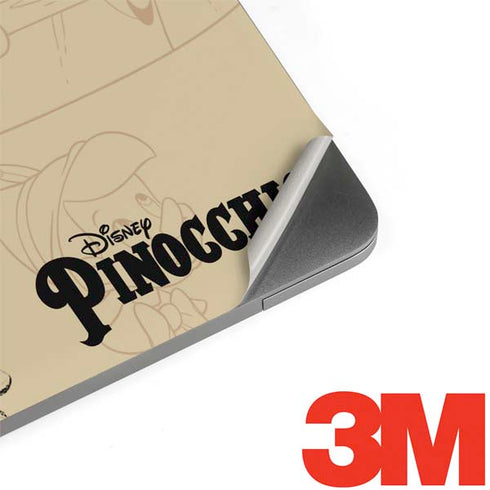 Disney Pinocchio Sketches Portrait Apple MacBook Pro 15-inch Skin