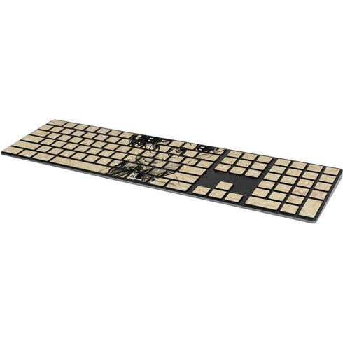Disney Pinocchio Sketches Portrait Magic Keyboard with Numeric Keypad Skin