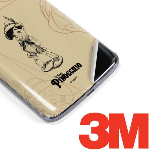 Disney Pinocchio Sketches Portrait Moto E5 Plus Skin