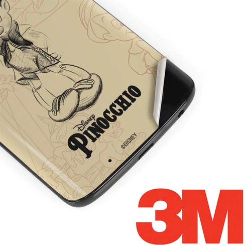 Disney Pinocchio Sketches Portrait Moto G6 Skin
