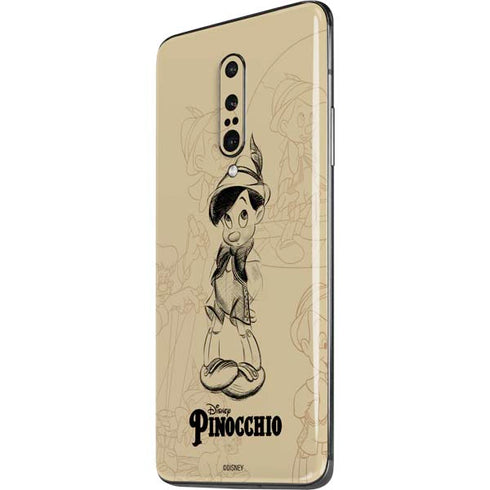 Disney Pinocchio Sketches Portrait OnePlus 7 Pro Skin