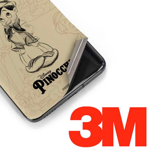 Disney Pinocchio Sketches Portrait OnePlus 7 Pro Skin