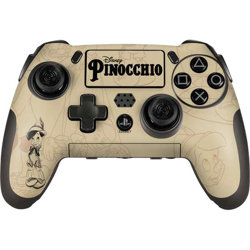 Disney Pinocchio Sketches Portrait PlayStation Scuf Vantage 2 Controller Skin