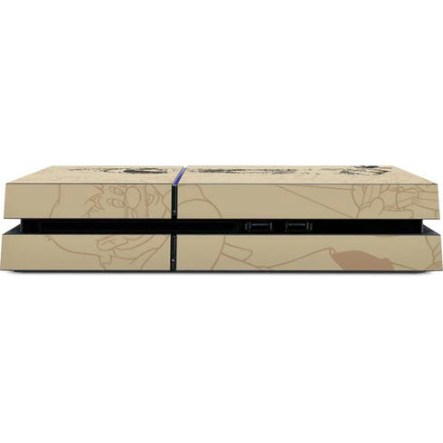 Disney Pinocchio Sketches Portrait PS4 Console Skin