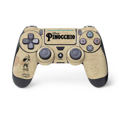 Disney Pinocchio Sketches Portrait PS4 Pro/Slim Controller Skin