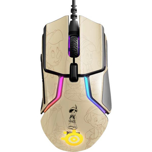 Disney Pinocchio Sketches Portrait SteelSeries Rival 600 Gaming Mouse Skin