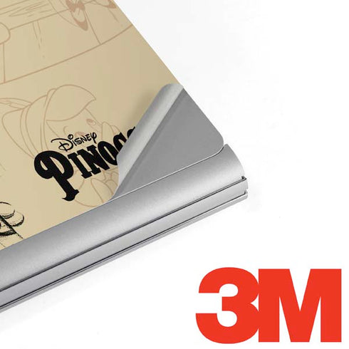 Disney Pinocchio Sketches Portrait Surface Book 2 15in Skin