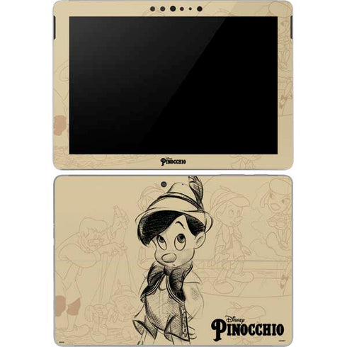Disney Pinocchio Sketches Portrait Surface Go Skin