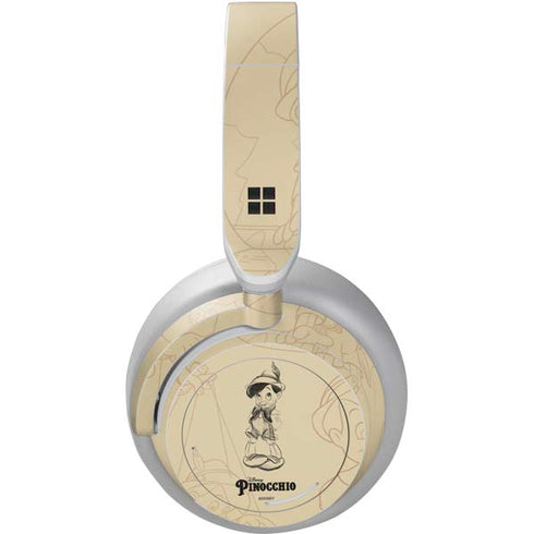 Disney Pinocchio Sketches Portrait Surface Headphones Skin