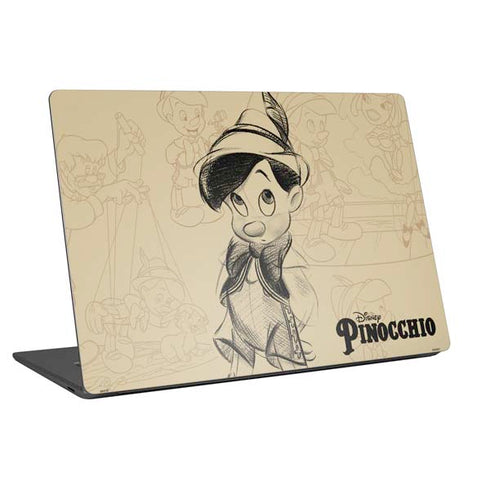 Disney Pinocchio Sketches Portrait Universal Laptop 13in (10.6 x 7.6in) Skin