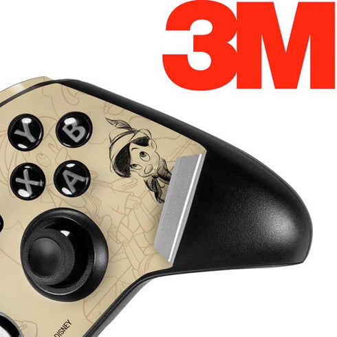 Disney Pinocchio Sketches Portrait Xbox One Elite Controller Skin