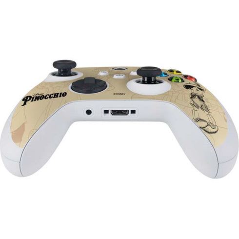 Disney Pinocchio Sketches Portrait Xbox Series S Controller Skin