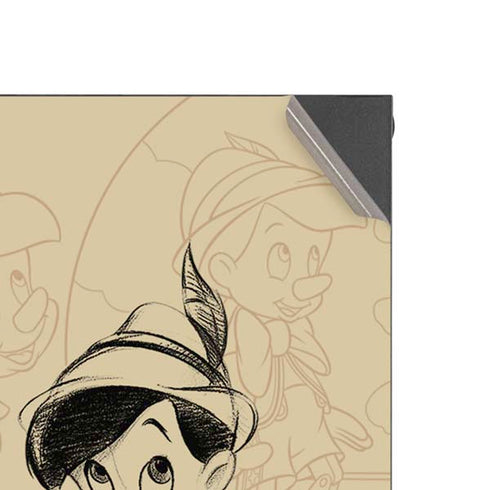 Disney Pinocchio Sketches Portrait Xbox Series X Console Skin