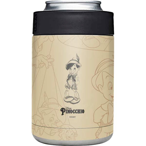 Disney Pinocchio Sketches Portrait Yeti Colster Can Insulator Skin