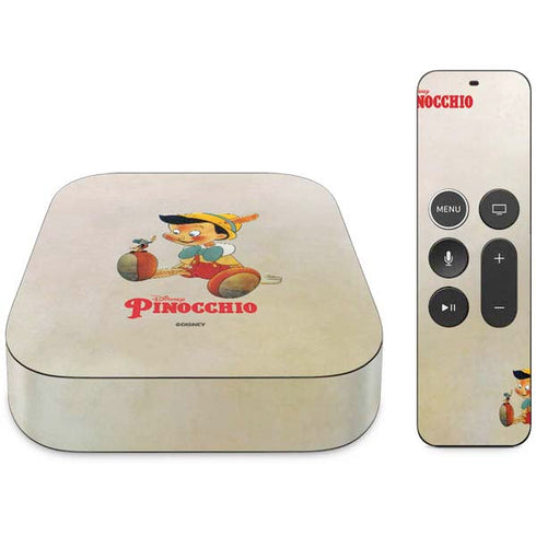 Disney Pinocchio Vintage Portrait Apple TV Skin