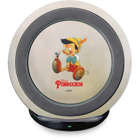 Disney Pinocchio Vintage Portrait Fast Charge Wireless Charging Stand Skin
