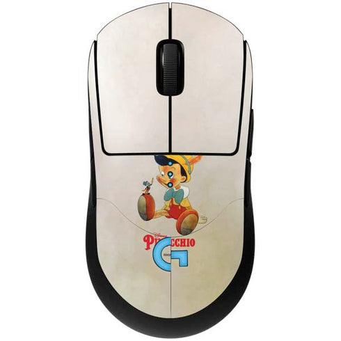 Disney Pinocchio Vintage Portrait G Pro Wireless Gaming Mouse Skin