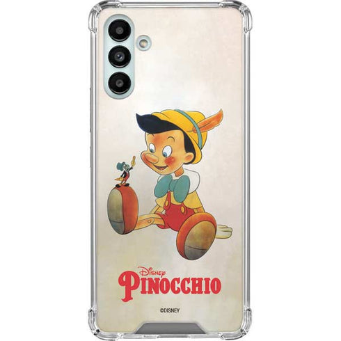 Disney Pinocchio Vintage Portrait Galaxy A13 5G Clear Case