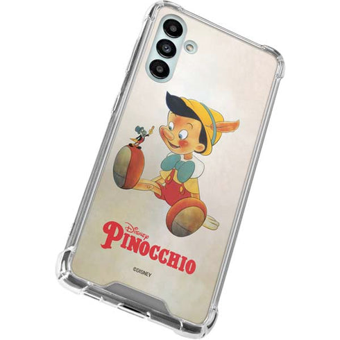 Disney Pinocchio Vintage Portrait Galaxy A13 5G Clear Case