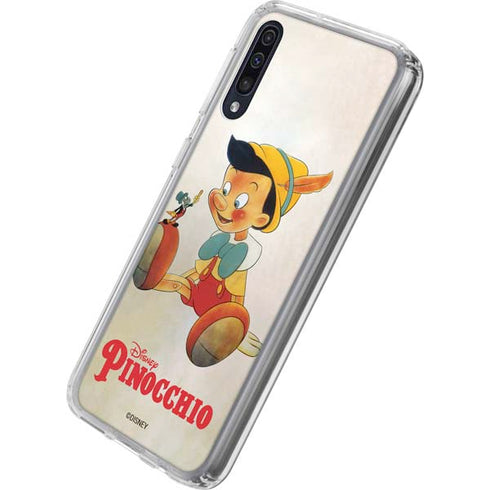 Disney Pinocchio Vintage Portrait Galaxy A50 Clear Case