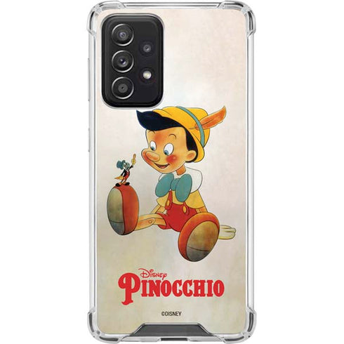 Disney Pinocchio Vintage Portrait Galaxy A52 5G Clear Case