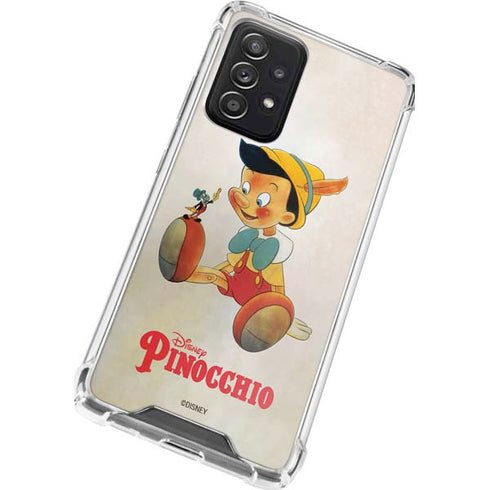 Disney Pinocchio Vintage Portrait Galaxy A52 5G Clear Case