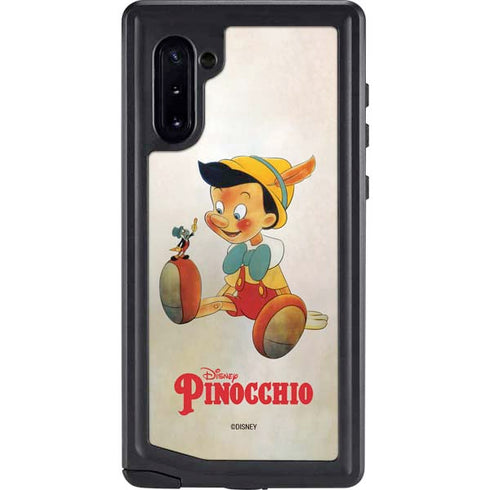 Disney Pinocchio Vintage Portrait Galaxy Note 10 Waterproof Case
