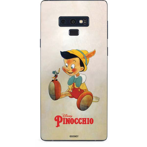Disney Pinocchio Vintage Portrait Galaxy Note 9 Skin