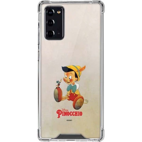 Disney Pinocchio Vintage Portrait Galaxy Note20 5G Clear Case