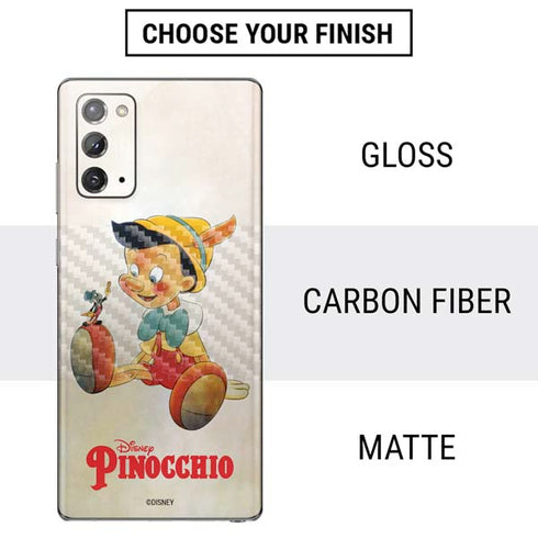 Disney Pinocchio Vintage Portrait Galaxy Note20 5G Skin