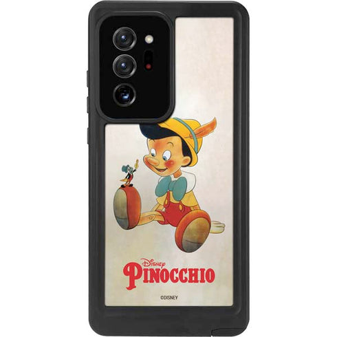 Disney Pinocchio Vintage Portrait Galaxy Note20 Ultra 5G Waterproof Case