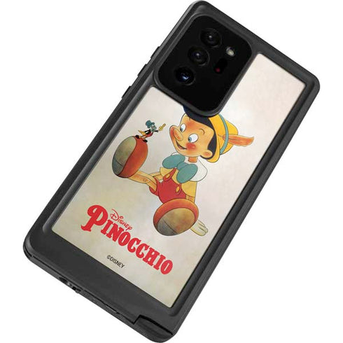 Disney Pinocchio Vintage Portrait Galaxy Note20 Ultra 5G Waterproof Case