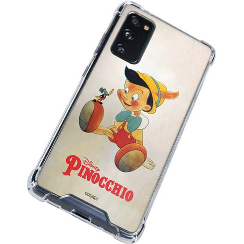Disney Pinocchio Vintage Portrait Galaxy S20 FE Clear Case