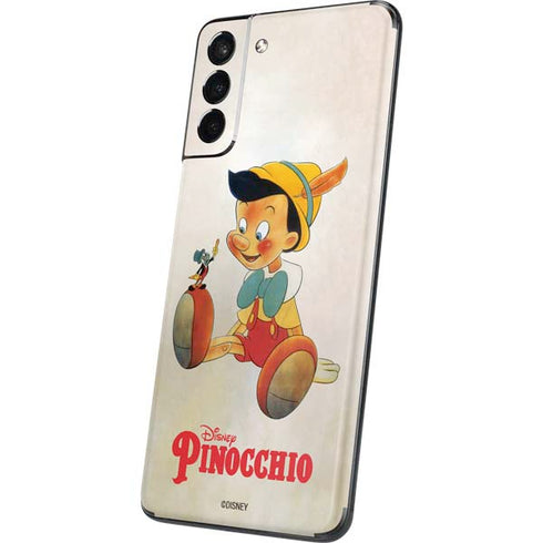 Disney Pinocchio Vintage Portrait Galaxy S21 Plus 5G Skin