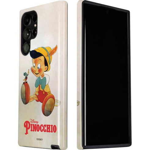 Disney Pinocchio Vintage Portrait Galaxy S22 Ultra Pro Case