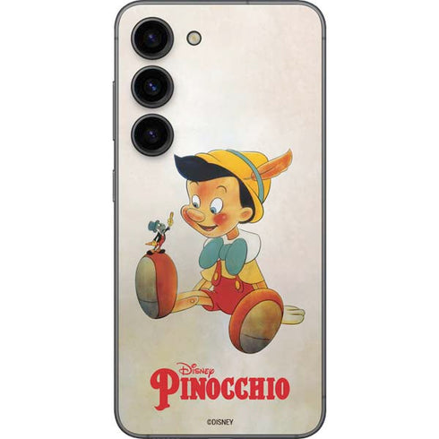 Disney Pinocchio Vintage Portrait Galaxy S23 Skin
