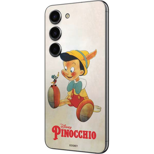 Disney Pinocchio Vintage Portrait Galaxy S23 Skin