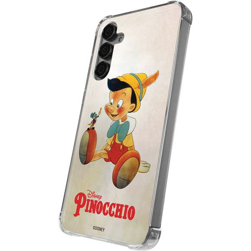 Disney Pinocchio Vintage Portrait Galaxy S24 Plus Clear Case
