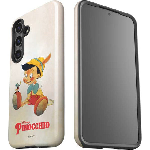 Disney Pinocchio Vintage Portrait Galaxy S24 Plus Impact Case