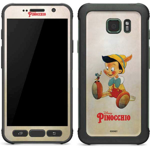 Disney Pinocchio Vintage Portrait Galaxy S7 Active Skin